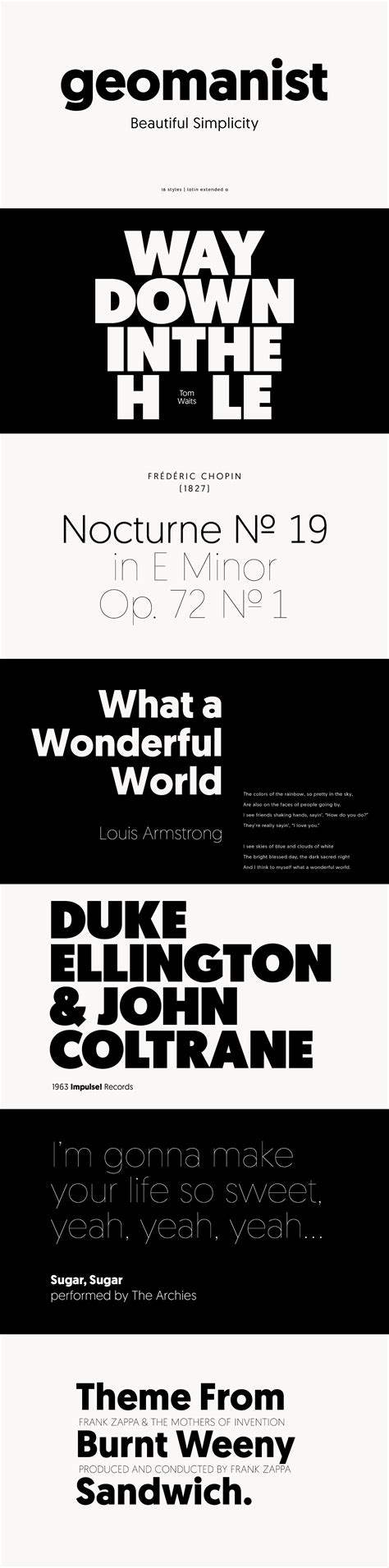 what fonts are similar to geomanist